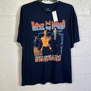 Hybrid Boyz in the Hood Men's Short Sleeve T-shirt - Navy XXL